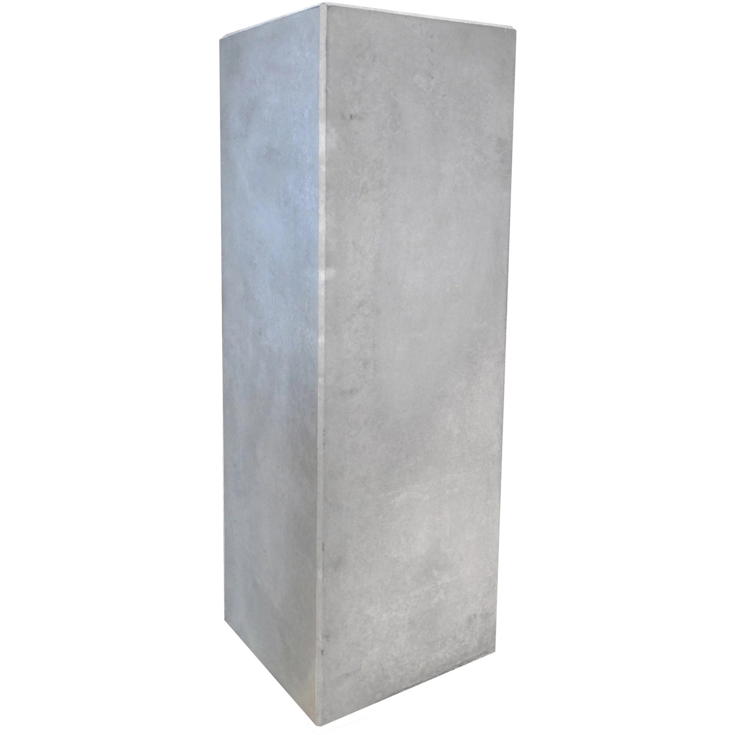 Mauerscheiben-Ecke Bewehrt Betonglatt Grau 155 cm x 50 cm x 50 cm