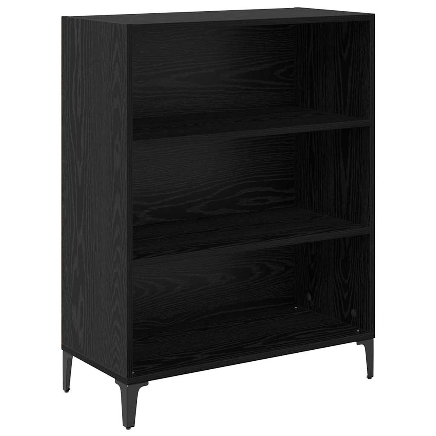 vidaXL Sideboard Schwarz Eichen-Optik 32,5 x 69,5 x 90 cm 880712 günstig online kaufen