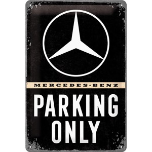 Nostalgic-Art Blechschild Mercedes-Benz "Parking Only" 20x30cm als Geschenkidee.