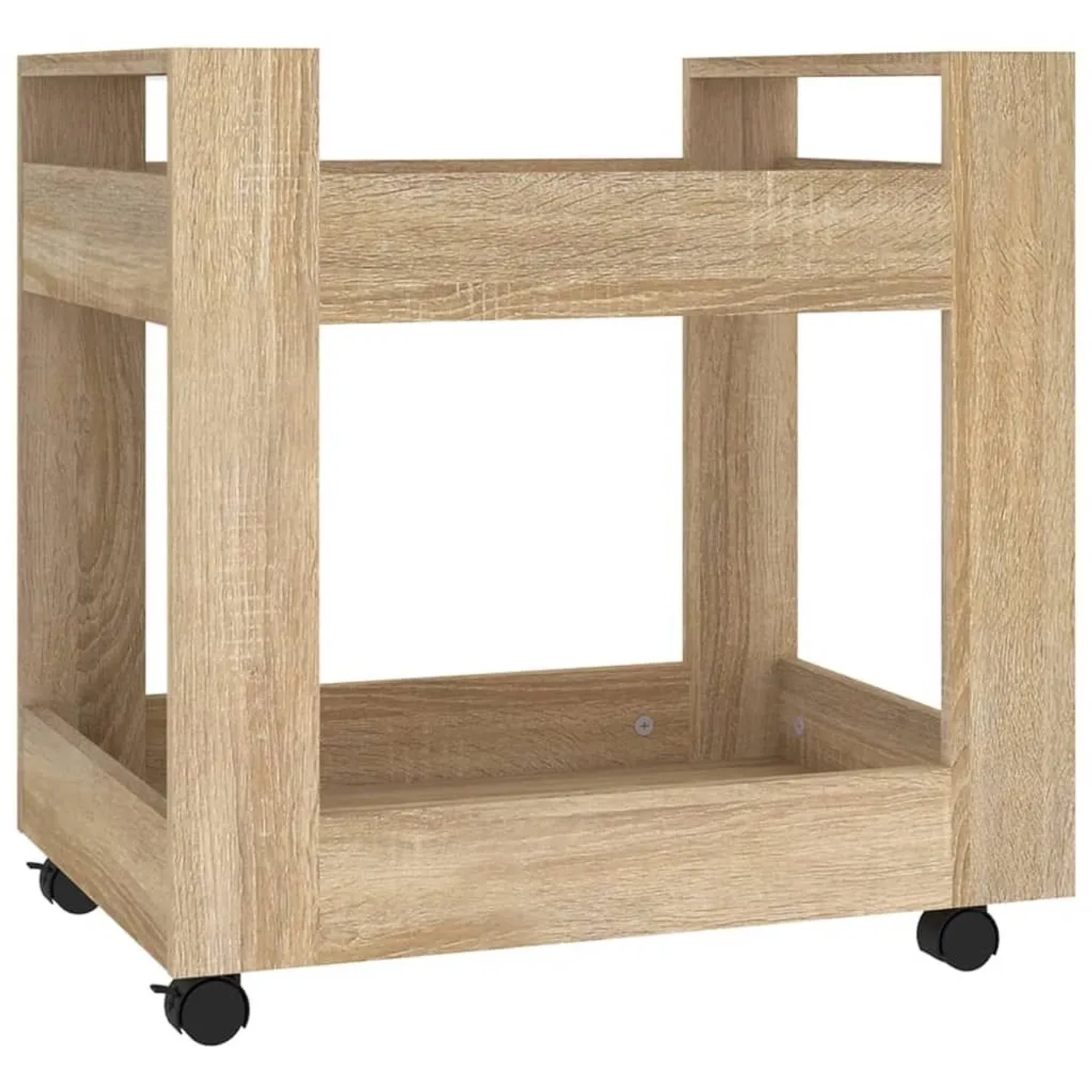vidaXL Bürowagen Sonoma-Eiche 60x45x60 cm Holzwerkstoff 816603