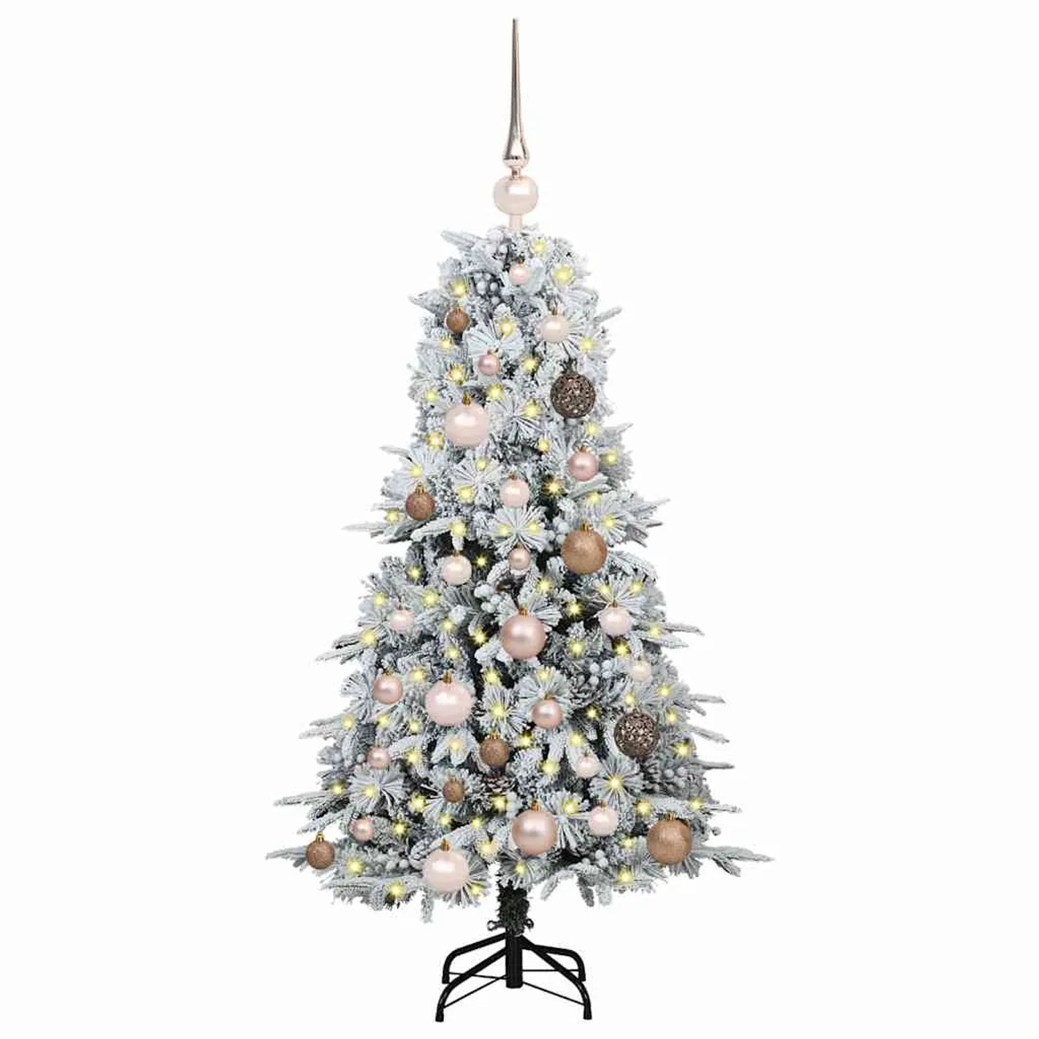 vidaXL Künstlicher Klappbarer Weihnachtsbaum Grün 120 cm PE und PVC 3397456