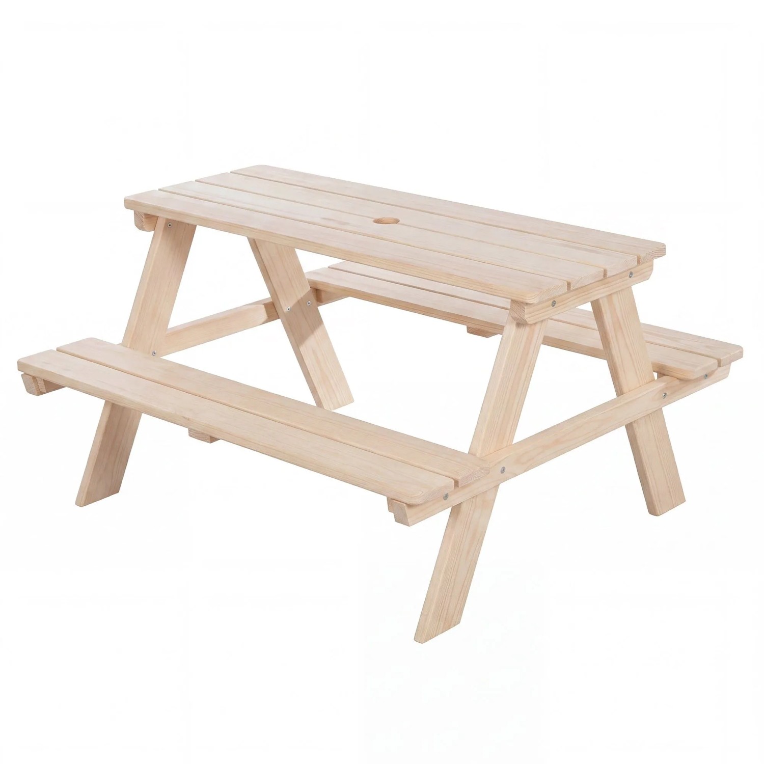 roba Kindersitzgarnitur in Natur Outdoor + aus Massivholz