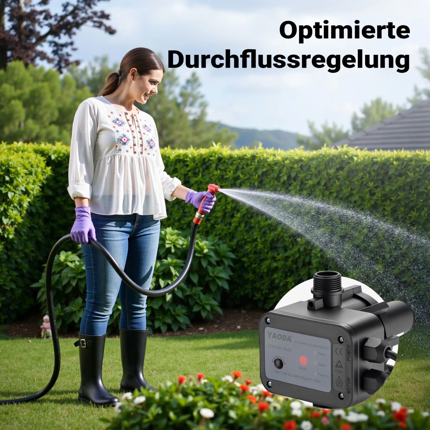 Wiltec Druckschalter Kabel Skd-1 230V 1-Phasig Pumpensteuerung Hauswasserwerk_6