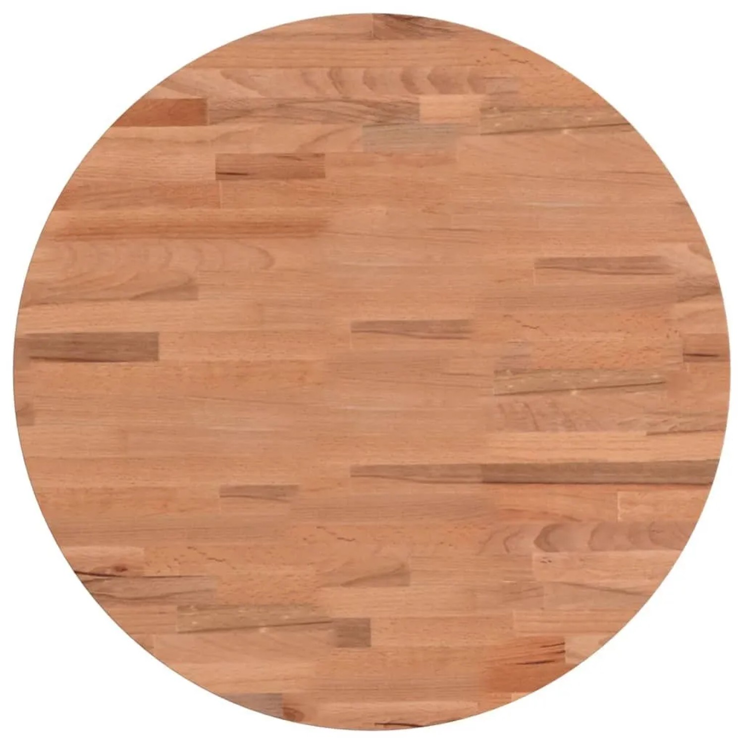 vidaXL Tischplatte Ø50x1,5 cm Rund Massivholz Buche 355929