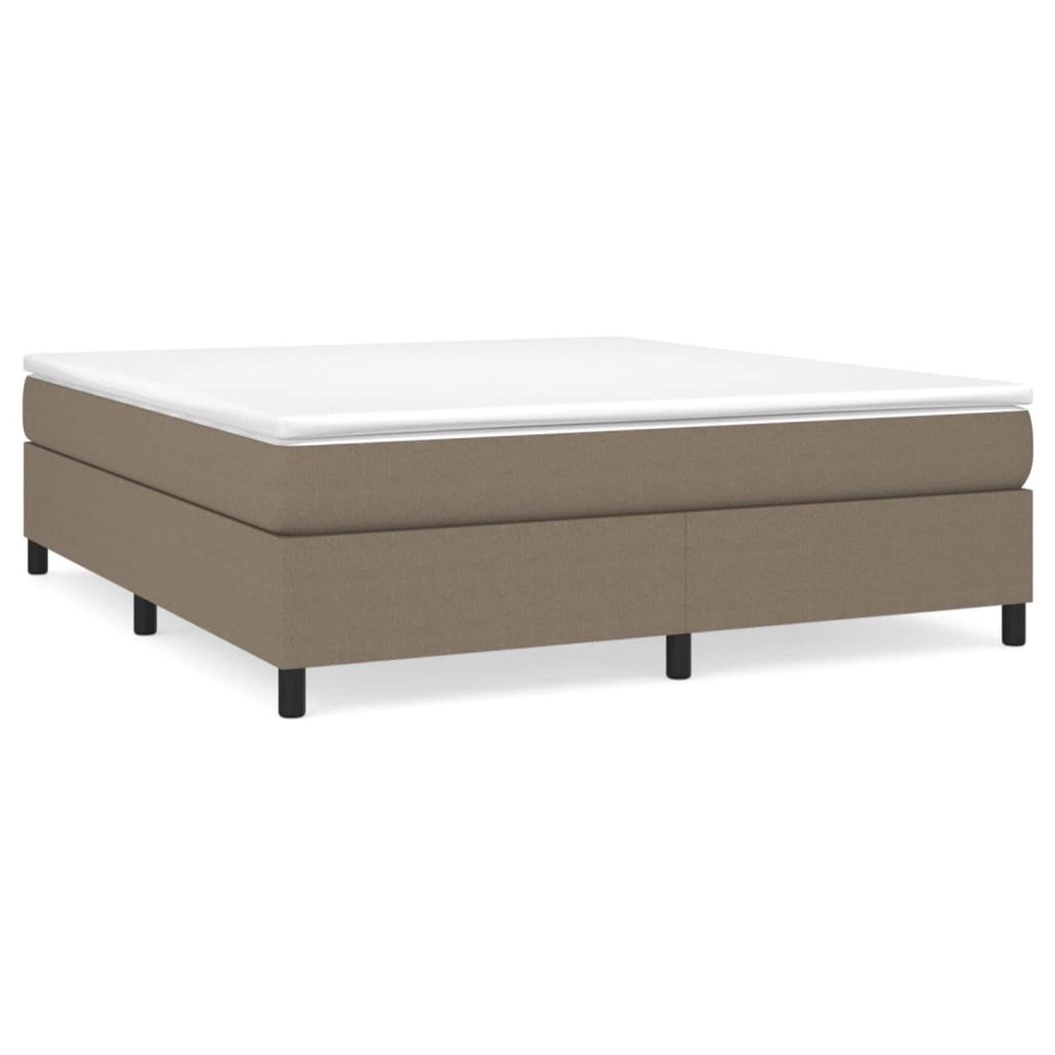 vidaXL Boxspringbett Taupe 160x200 cm Stoff1359109 günstig online kaufen