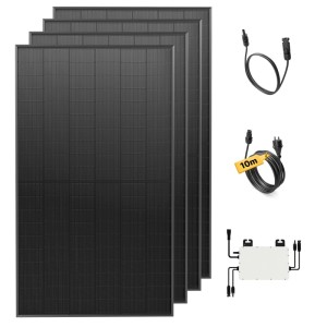 Solakon Balkonkraftwerk 2000W Solaranlage Steckerfertig Komplettset Photovoltaik Anlage 800W Kabellänge 10m