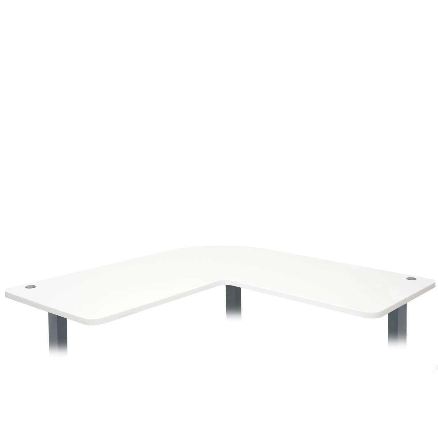 MCW Tischplatte D40 Für Eck-Schreibtisch Weiß