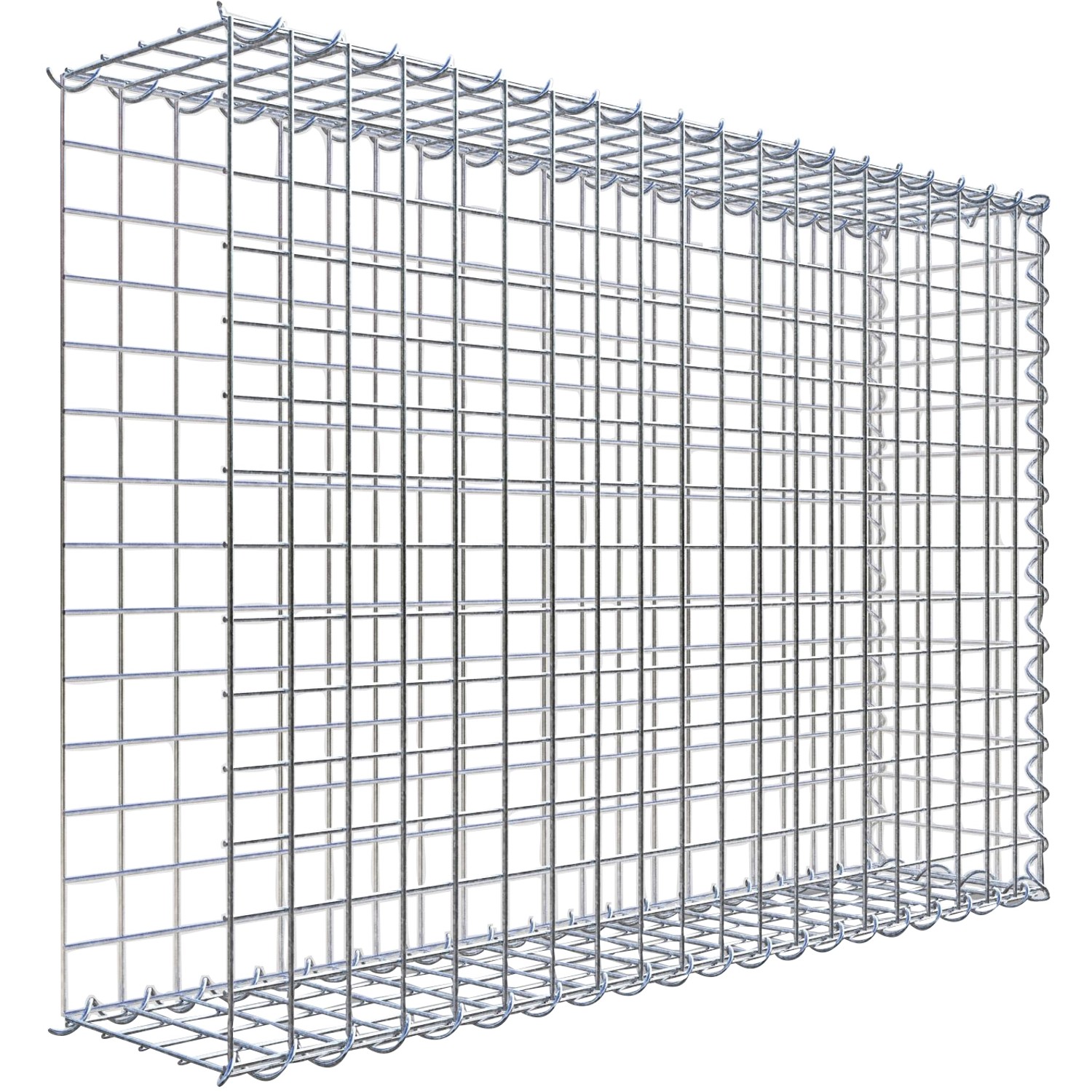 Gabiona Gabione-Anbaukorb Typ 2 70 x 100 x 20 cm Maschenw 5 x 5 cm