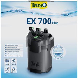 Tetra EX 700 Plus Außenfilter-Komplettset für Aquarien von 100-200L.