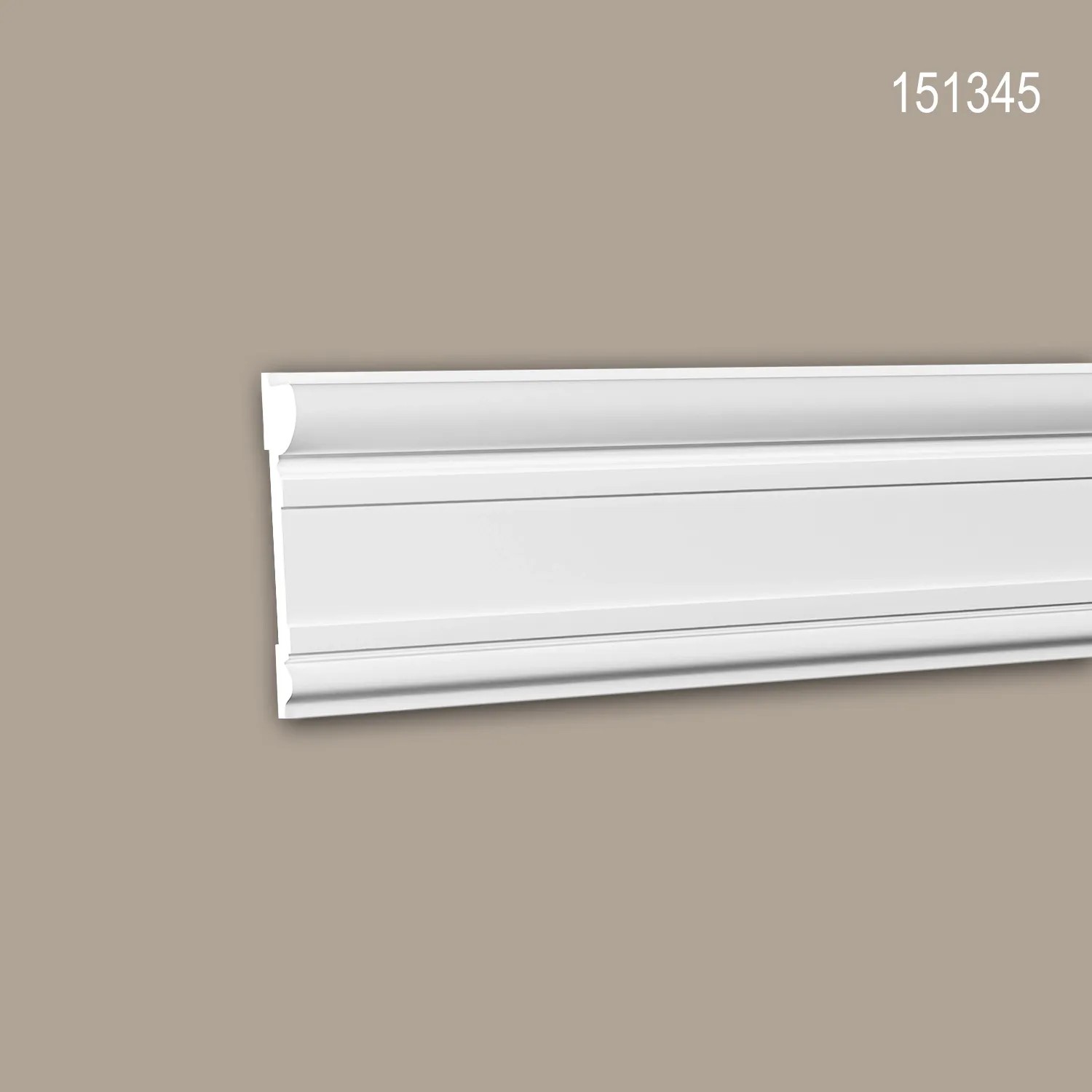 PROFHOME Wand- und Friesleisten Set, 12 Zierleisten, 24 m, Weiß