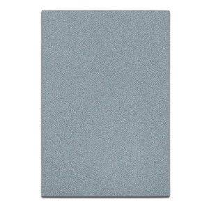 Hellgrauer Karat Teppich London, flacher Schlingenflor, 100x400 cm.