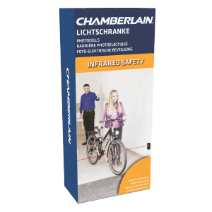 Chamberlain Infrarot Lichtschranke für Garagentorantriebe: Stoppt bei Hindernissen.
