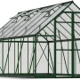 Palram Canopia Balance Gewächshaus 8x16, grüne Rahmen, klare Polycarbonat-Wände.