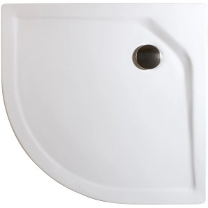 Schulte Duschwannen-Set ExpressPlus, Viertelkreis, 90x90 cm, extraflach, in Weiß.