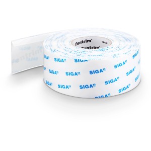 Rolle Siga Fentrim IS 20 Klebeband, 15/85 mm x 25 m, für winddichte Verklebung im Innenbereich.