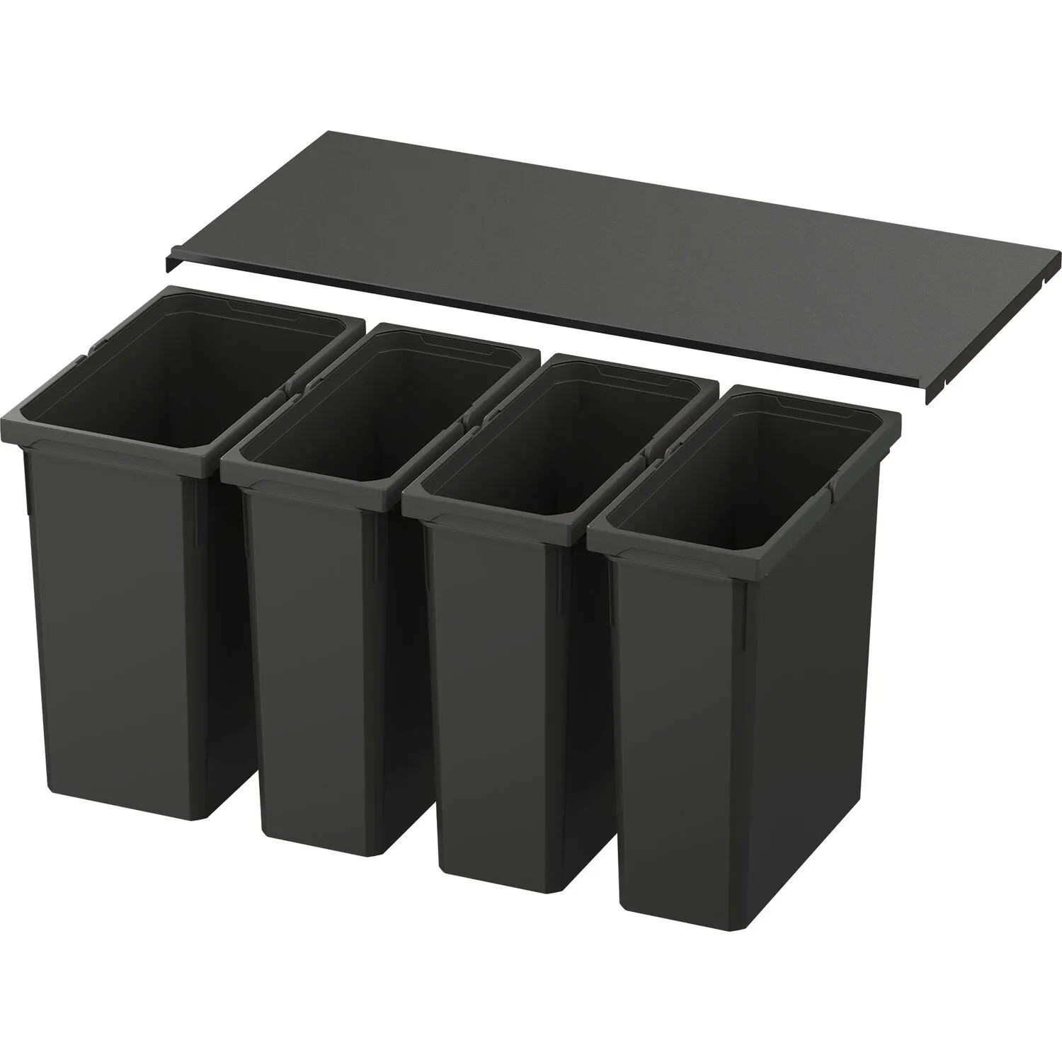 Vauth-Sagel Abfalltrennsystem Envi Free Pro Korpusbreite 900 mm Höhe 426 mm Lava