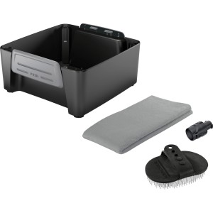 Kärcher Zubehörbox Pet für OC 3 mit Box, Düse, Bürste und Handtuch für die Tierpflege.