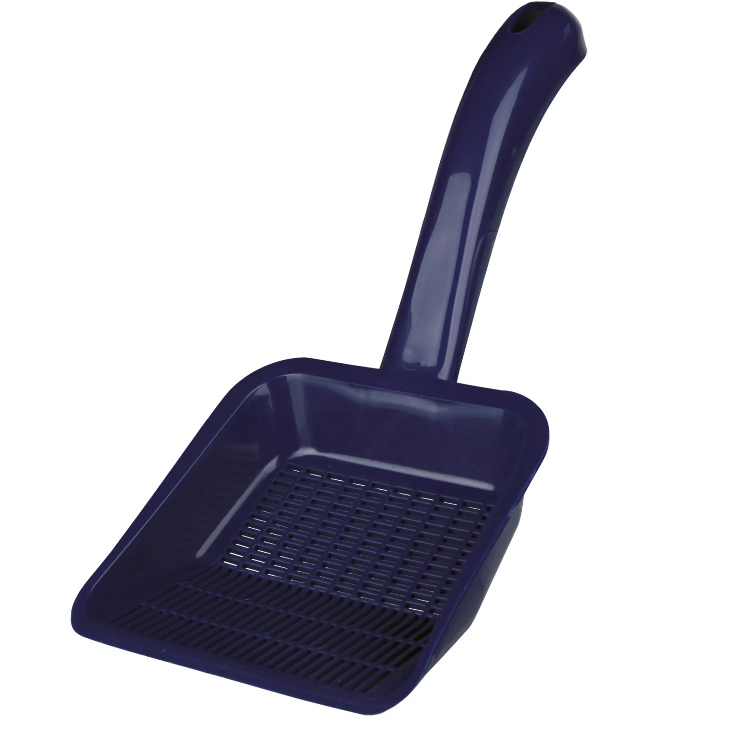 Blaue Jollypaw Streuschaufel L aus Kunststoff für Katzenstreu und Futter.