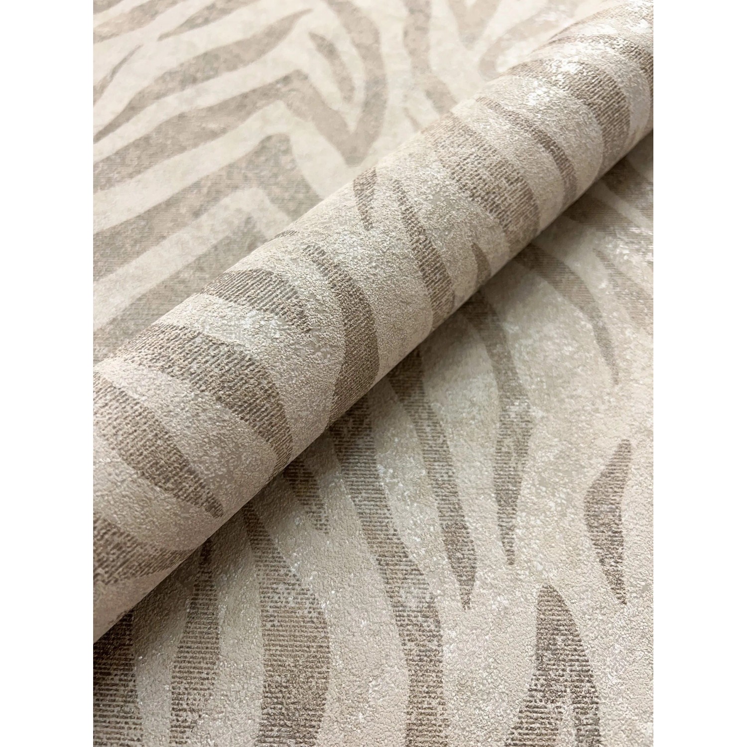 Newroom Vliestapete Zebraka Beige Streifen Modern FSC®