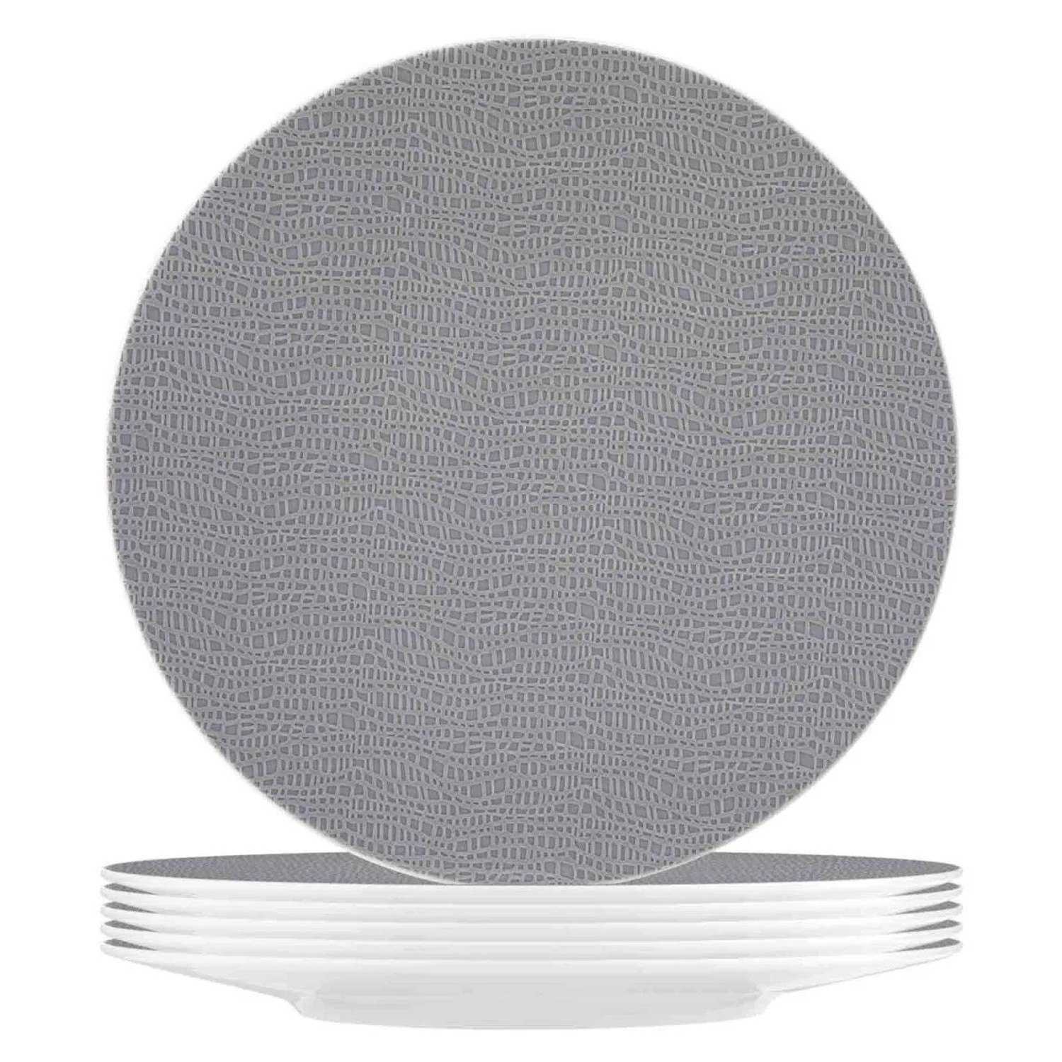 Seltmann Weiden Life Fashion Speiseteller 28,3 cm 6er Set Elegant Grey