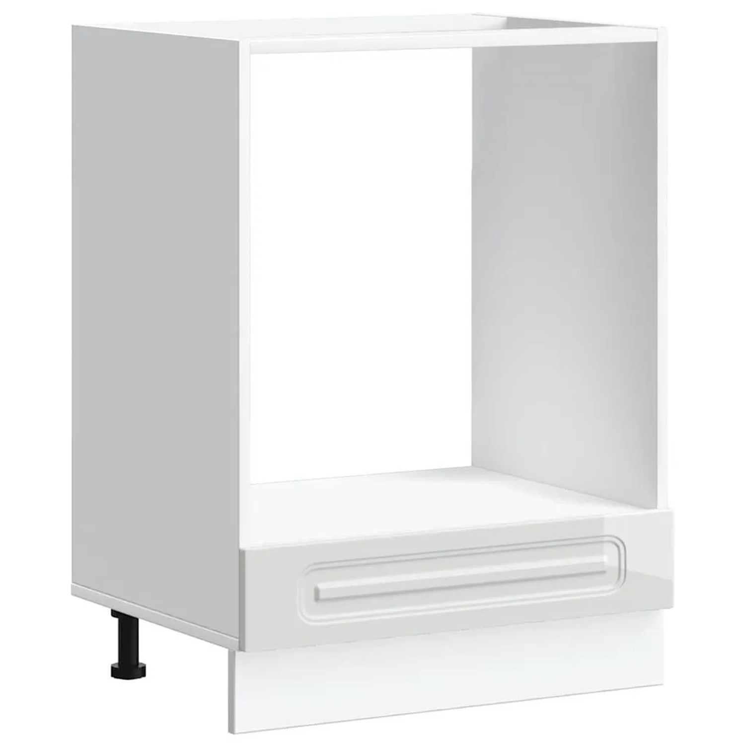 vidaXL Herdumbauschrank Kalmar Hochglanz-Weiß Holzwerkstoff 853519 günstig online kaufen