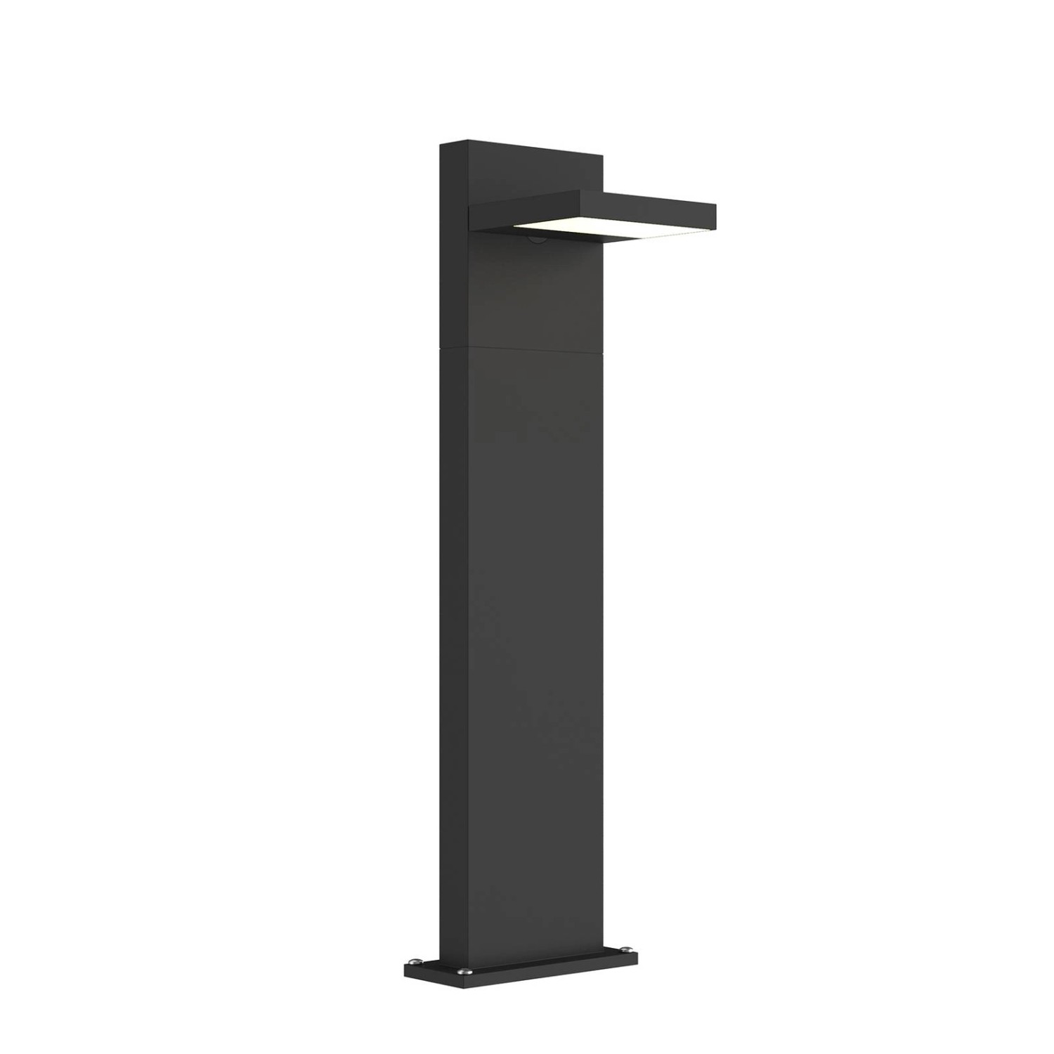 Lucande LED Außenleuchte Silvan 9619175 Modern in Schwarz aus Aluminium 1-f günstig online kaufen