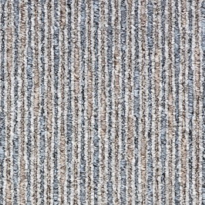 Detailansicht des silbergrauen KARAT Teppich Geneva, ein moderner Wohnteppich nach Maß.