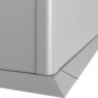 Biohort Mähkante, 0,5x0,5m, silber-metallic, für Hochbeete.