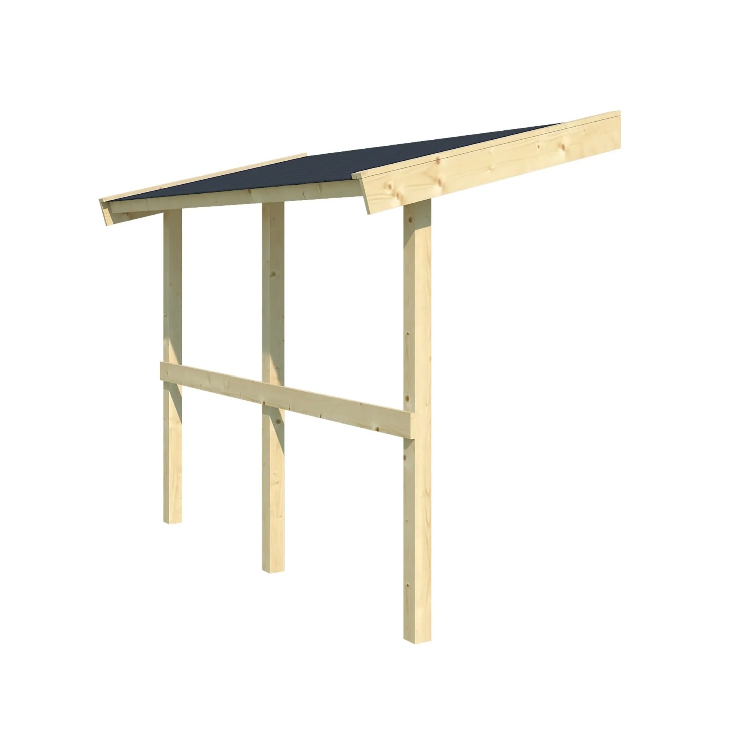 Lasita Schleppdach 90 cm x 240 cm Natur/Unbehandelt