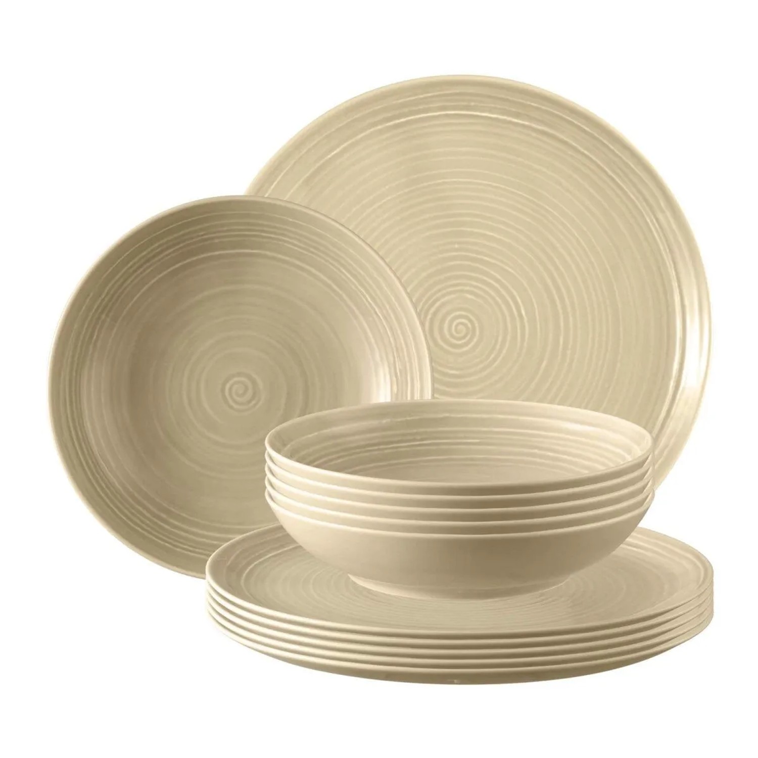 Seltmann Weiden Terra Tafelservice 12-teilig Sandbeige