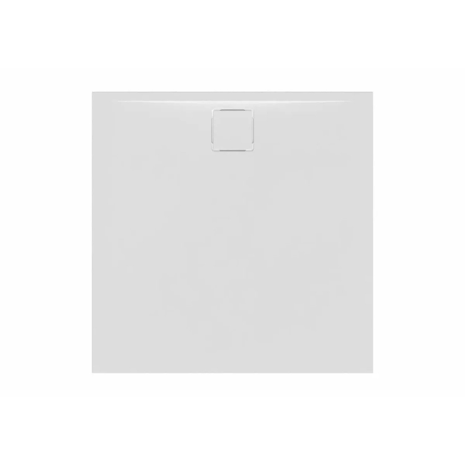 Swiss Aqua Technologies Duschwanne Duschtasse Quadratisch Gussmarmor 90x90CM Weiß