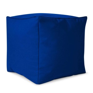 Green Bean Sitzhocker Cube 40 x 40 x 40 cm Wetterfest Waschbarer Bezug Blau