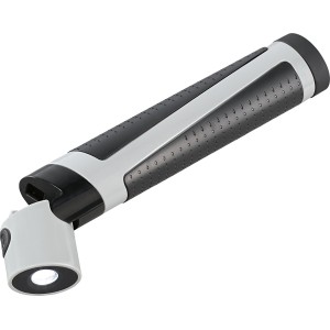 OBI Mini LED-Leuchte 10+1 mit abknickbarem Kopf und Magnetfuß für Wartung und Reparatur.