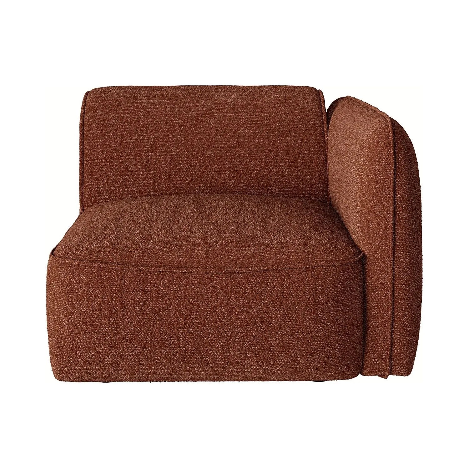 Vente-unique Sessel Mit Gerader Rückenlehne Camilio Terracotta 98 cm