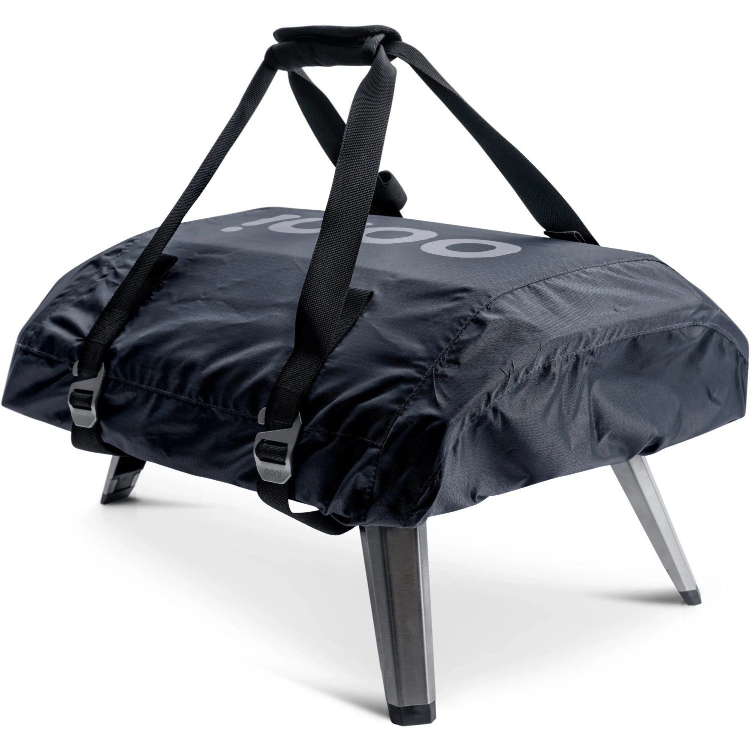 Ooni Koda 12 Transportabdeckung aus wasserdichtem Material mit Tragegurten für Grills.