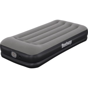 Bestway Tritech Luftmatratze Single Grau 191 x 97 x 36 cm mit USB-Elektropumpe