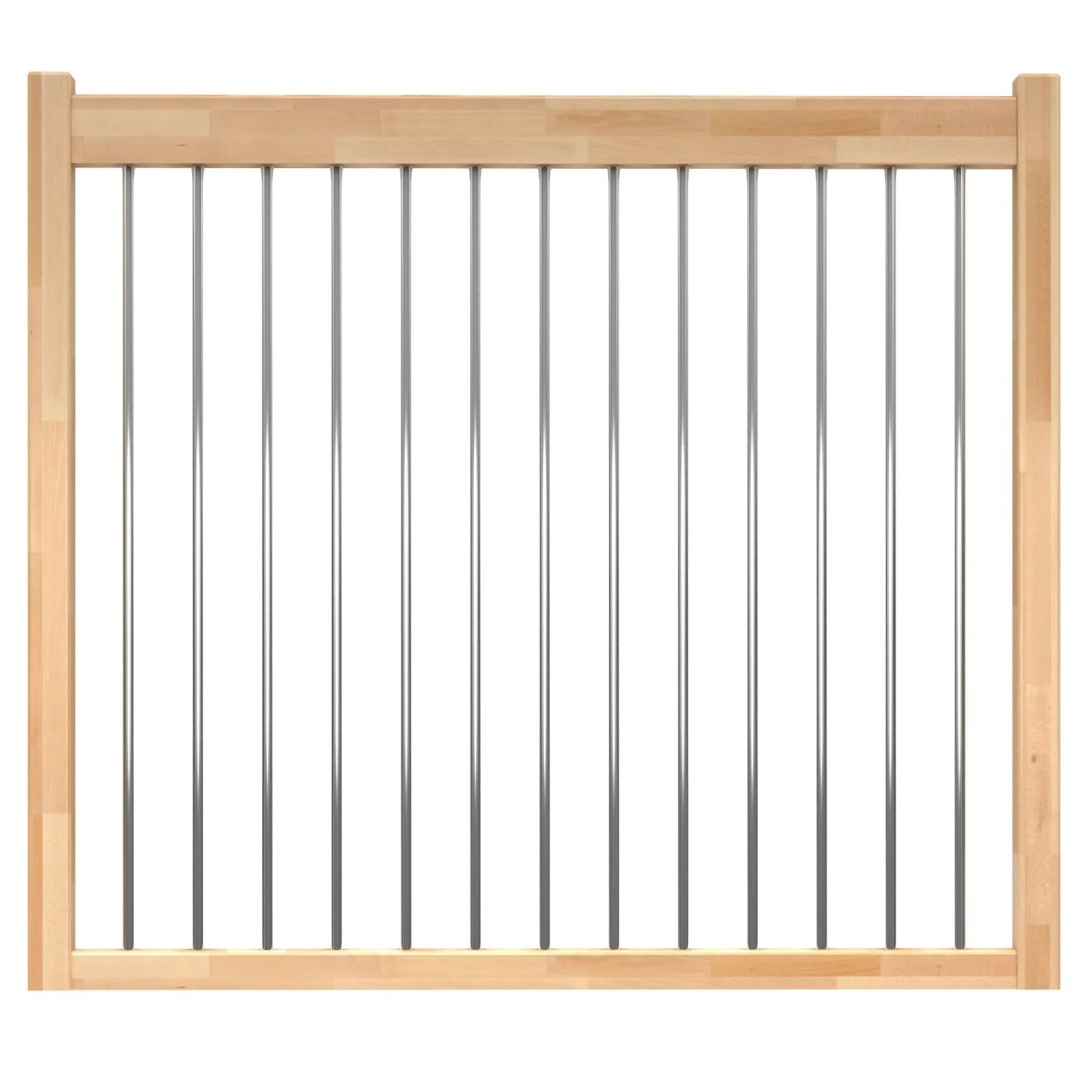 Dolle Brüstungsgeländer zu Raumspartreppe Lyon Buche Metallstäbe 1 m FSC® günstig online kaufen