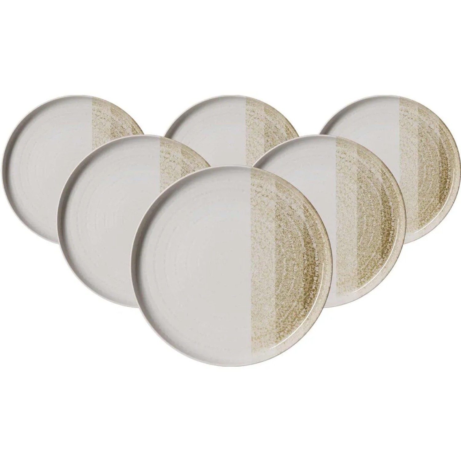 Ritzenhoff & Breker Trio Speiseteller 25 cm 6er Set Creme