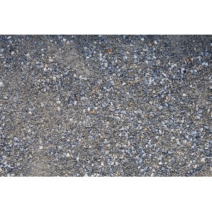 Nahaufnahme der Donau-Blauen Scherf Wegedecke-Deckschicht (0-8mm) für Garten- und Gehwege.