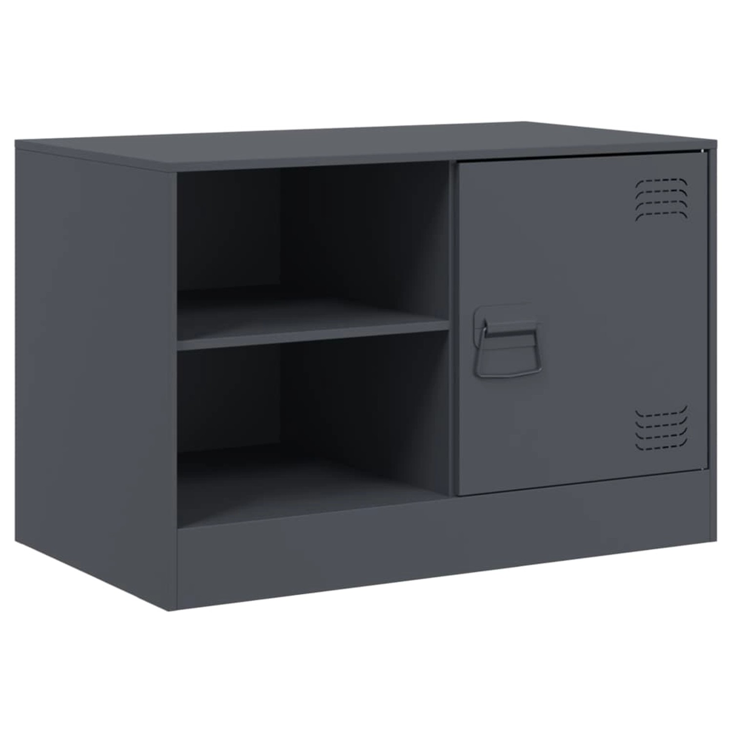 VidaXL TV-Schrank Anthrazit 67x39x44 cm Stahl  Modell 2 günstig online kaufen