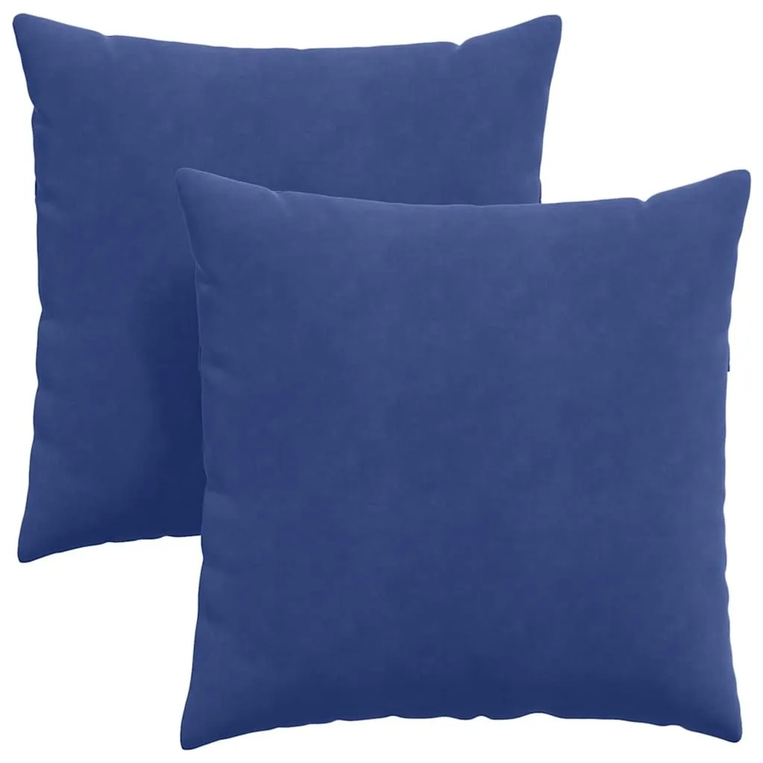 vidaXL Sofakissen 2 Stück Polizeiblau 60 x 60 cm Cordstoff 42014025