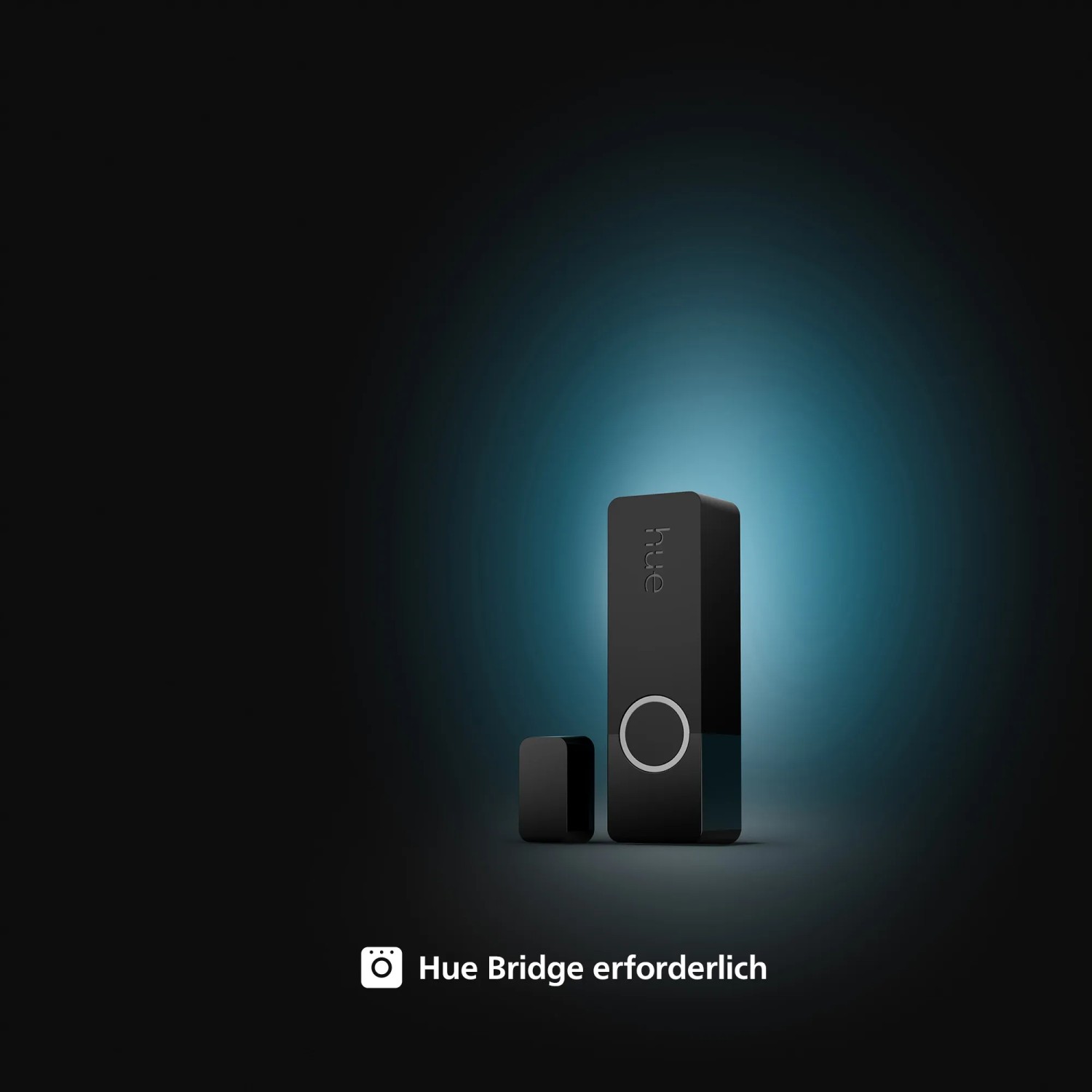 Philips Hue Secure Kontaktsensor, 7 cm, Schwarz. Für Kameraüberwachung & Videoüberwachung.
