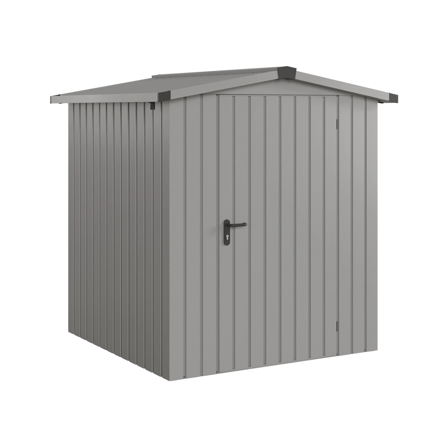 Hörmann EcoStar Gerätehaus Euroline Satteldach 1-flg 189 x 181 cm Graualumi günstig online kaufen