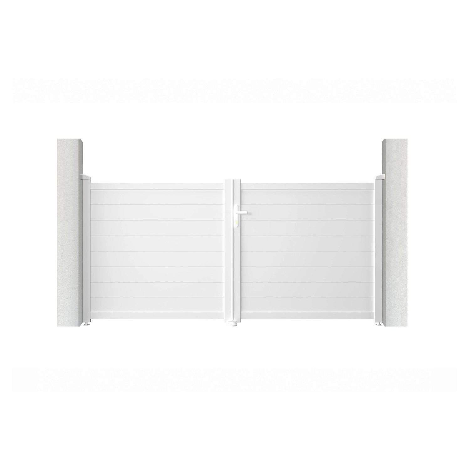 Casanoov Flügeltor 3M Eiger H 140Cm & Gartentür 1M Eiger H 140Cm Aluminium günstig online kaufen