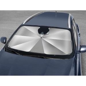 APA Sonnenschirm für die Frontscheibe im Auto, silberfarben, zum Hitzeschutz.