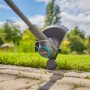 Gardena EasyTrim 25/18V Akku-Rasentrimmer mit Kantenschneider und Führungsrad.