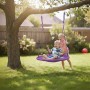Relaxdays Nestschaukel Stahl Lila Höhenverstellbar 90 cm 2,5 kg_2
