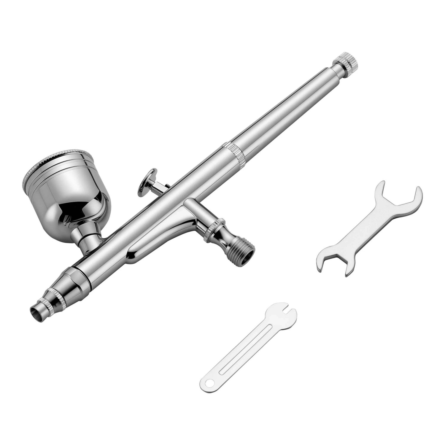 Wiltec Airbrush Pistole Hs-30-1 Air Brush Designs 03Mm Düse Flüssigkeitsbecher