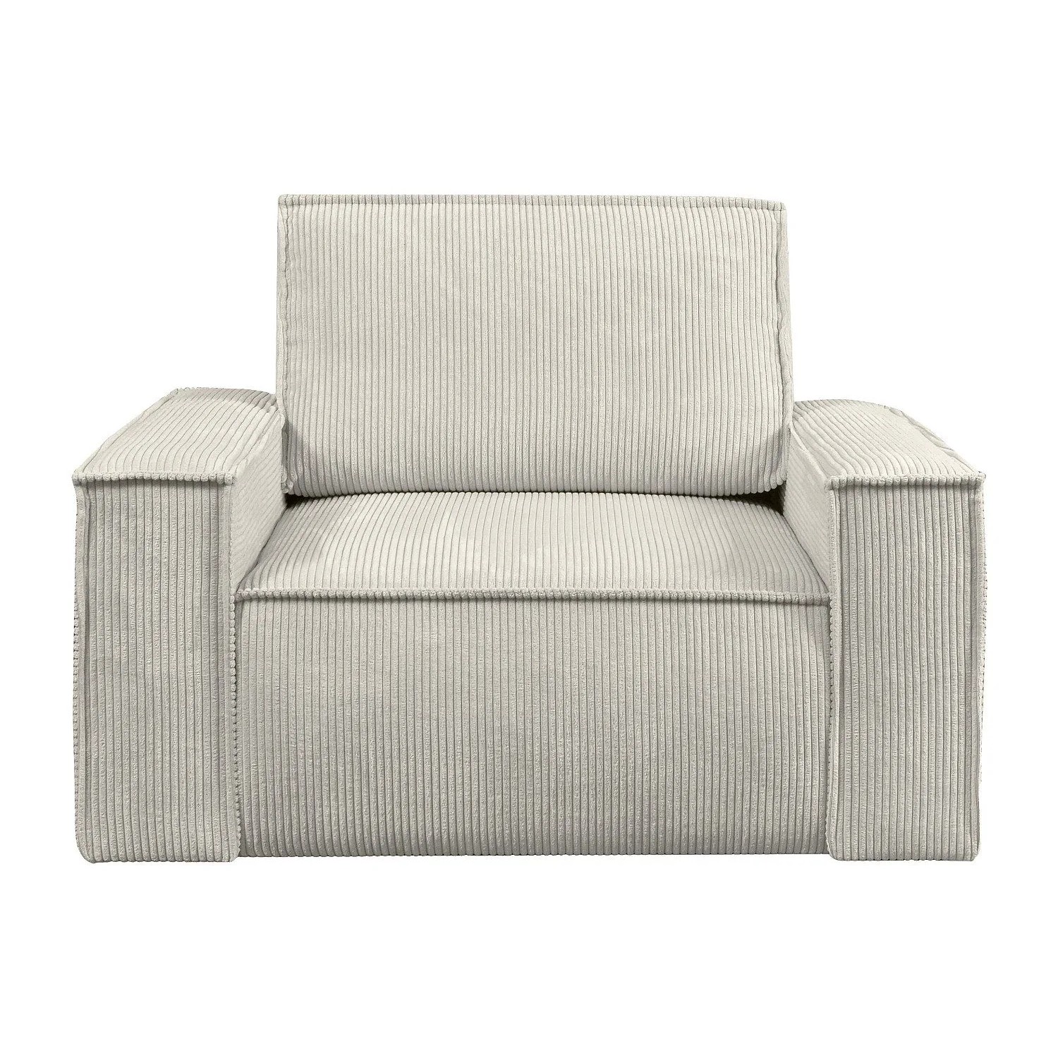 Vente-unique Sessel Mit Gerader Rückenlehne Amelia Beige 120 cm