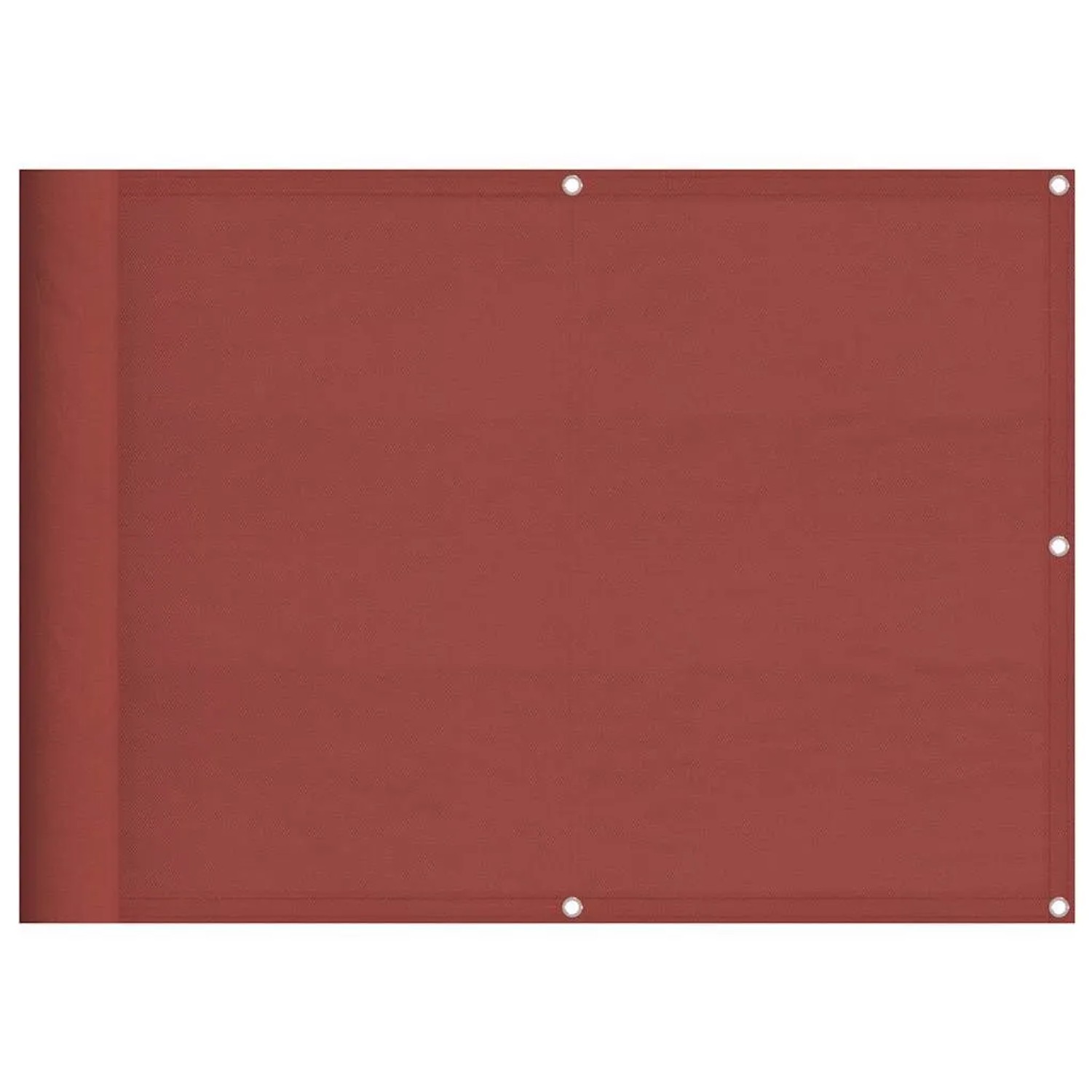 vidaXL Balkon-Sichtschutz Terrakotta 75x700 cm 100 % Polyester-Oxford 42002 günstig online kaufen